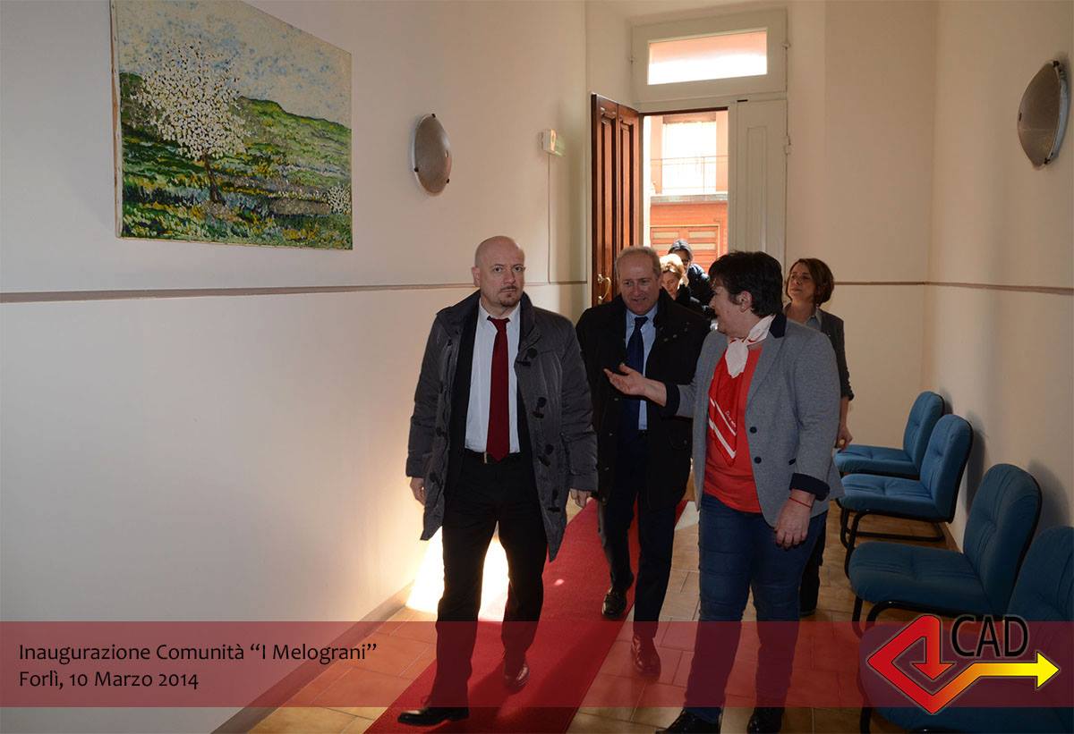 Arrivo delle autorità — con Davide Drei e Guglielmo Russo e il Presidente della CAD Elena Grilli